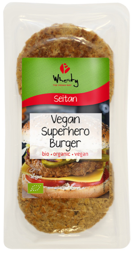 Wheaty Superhero burger vegan bio 200g